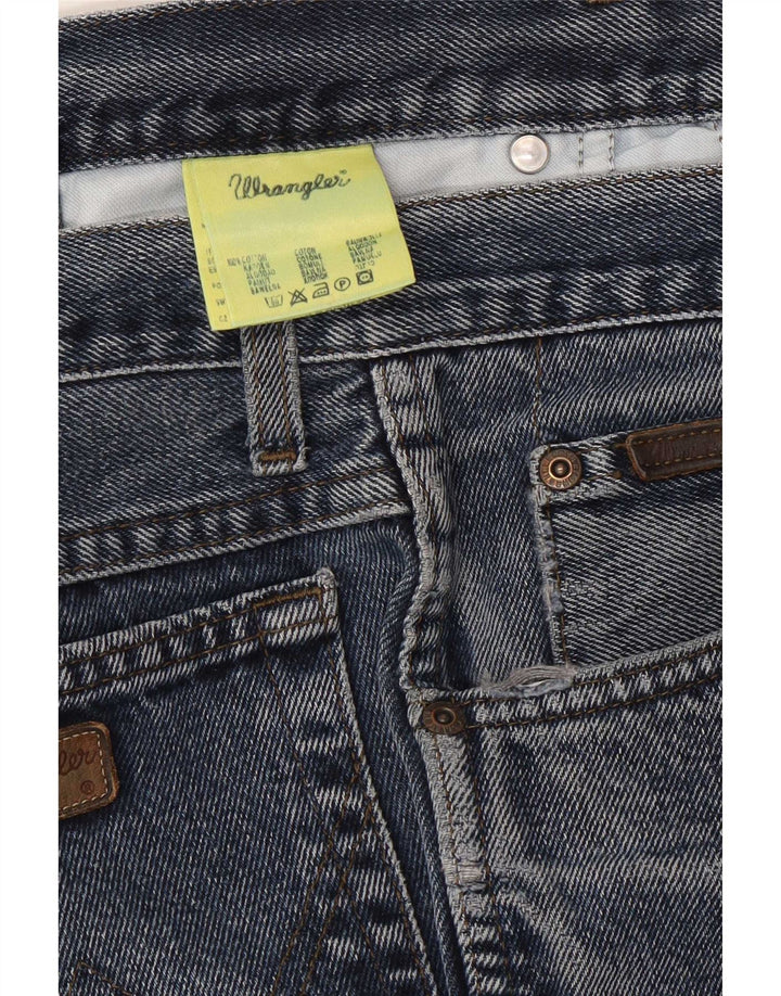 Jeans dritti da uomo Wrangler Texas W35 L30 cotone blu