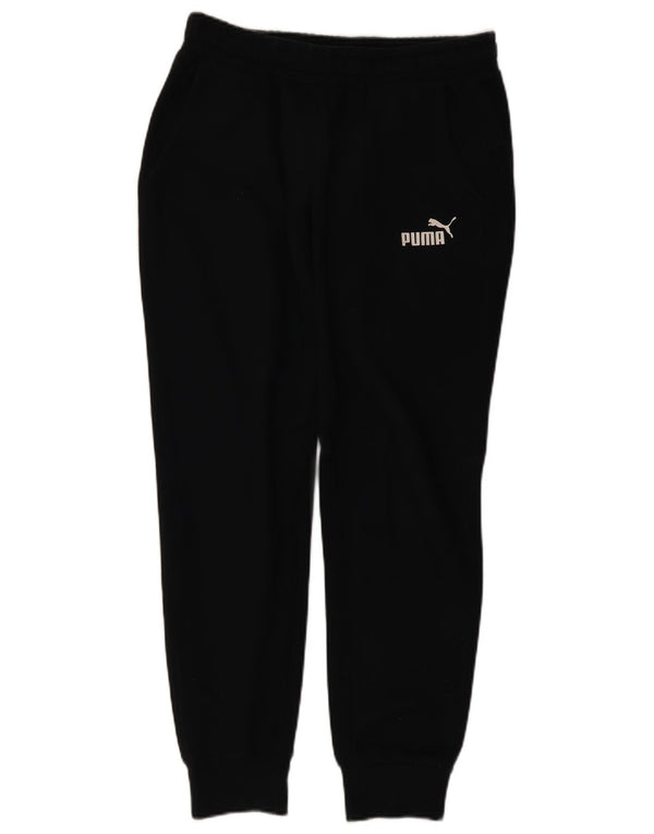 Pantaloni da tuta da uomo Puma Joggers Medium Black Cotton