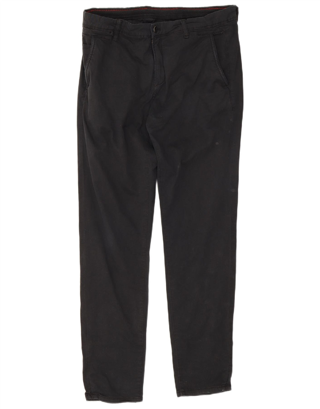 Pantaloni chino slim da uomo Zara EU 40 medi W31 L30 neri