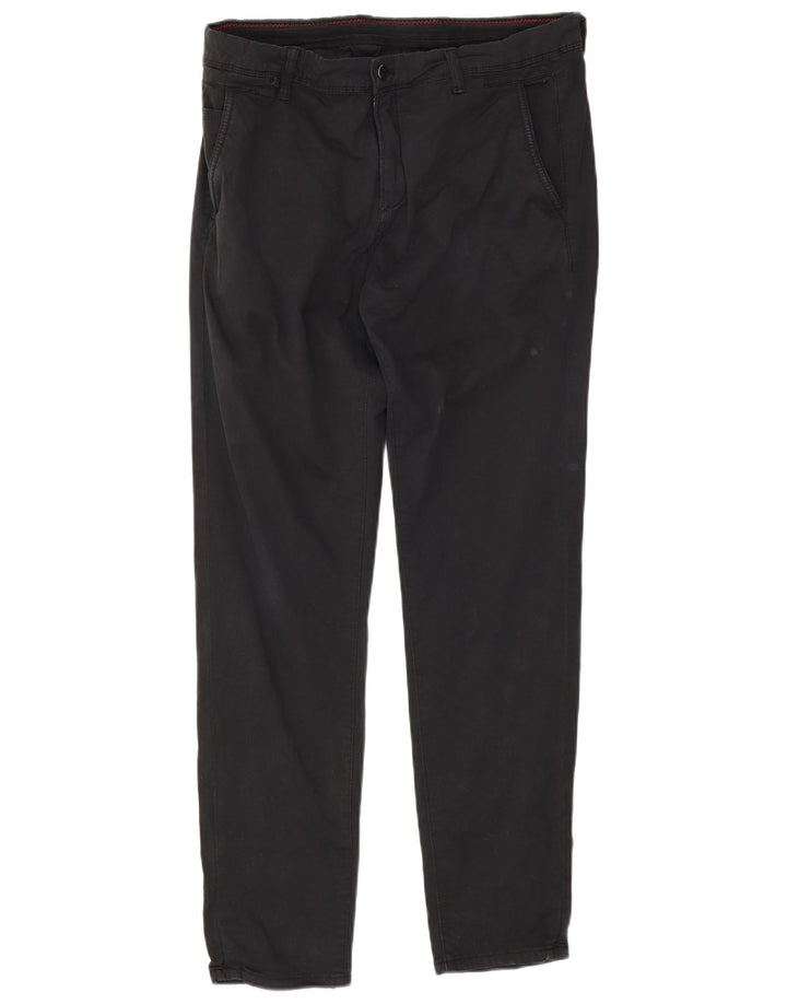 Pantaloni chino slim da uomo Zara EU 40 medi W31 L30 neri