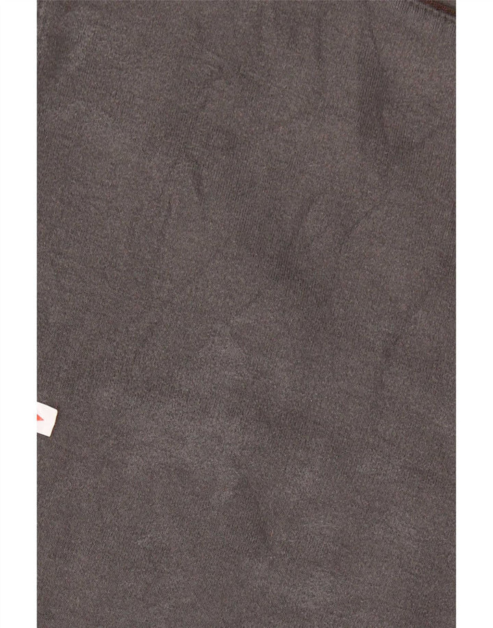 Felpa Champion da uomo con zip e collo, 2XL, cotone grigio