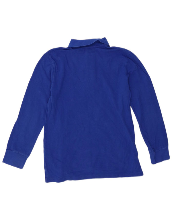Polo Ralph Lauren da bambino a maniche lunghe 10-11 anni blu medio