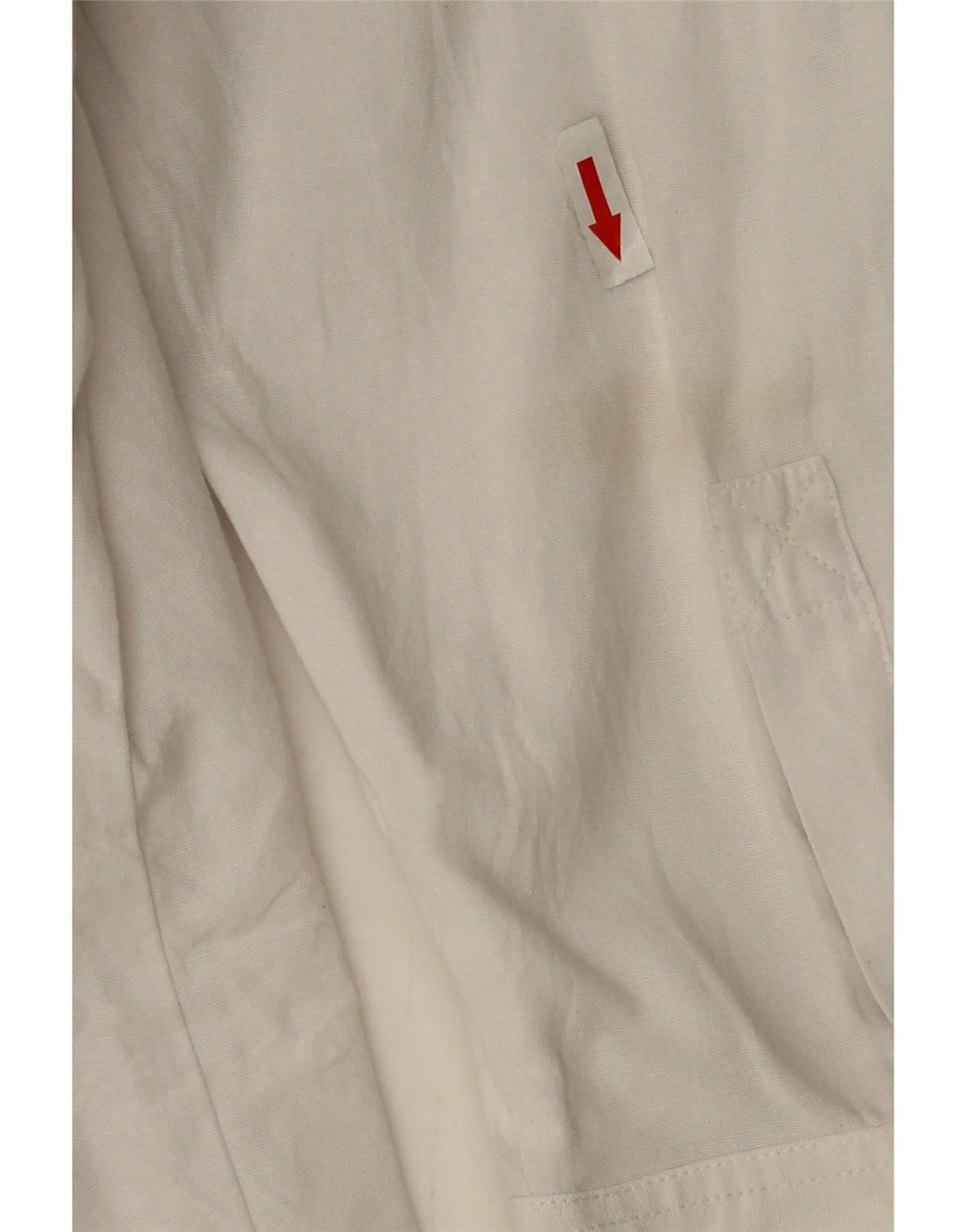 Camicia oversize da donna Zara UK 14 cotone bianco medio
