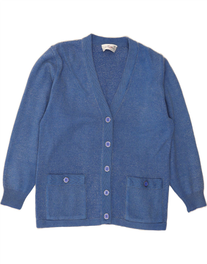 GOLLEHAUG Womens Cardigan Sweater EU 38 Medium Blue Polyacrylic Vintage Gollehaug and Second-Hand Gollehaug from Messina Hembry 
