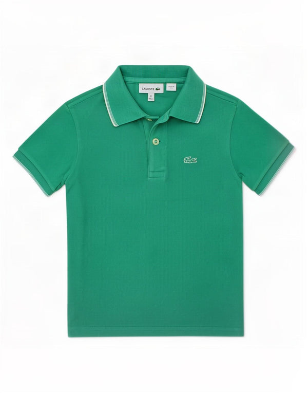 Polo Lacoste Bambino 3-4 Anni Cotone Verde