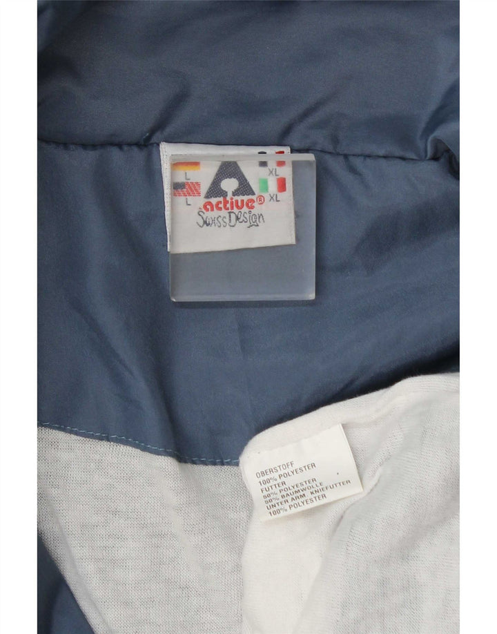 Giacca sportiva da uomo Active XL Poliestere color block blu navy