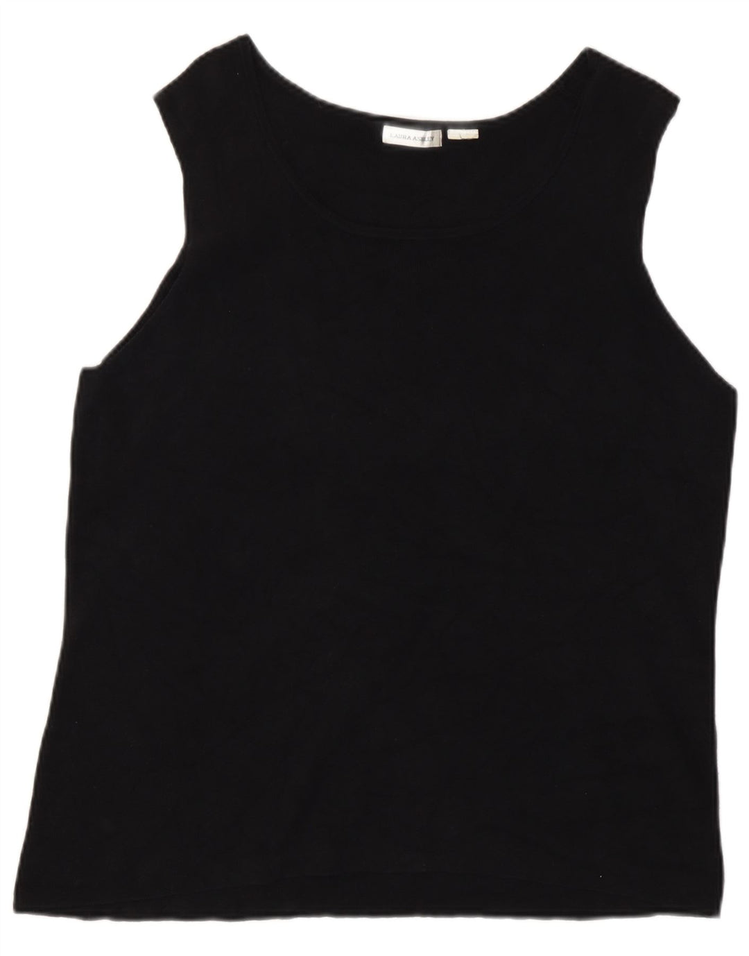 Canottiera da donna Laura Ashley UK 16 grande nera