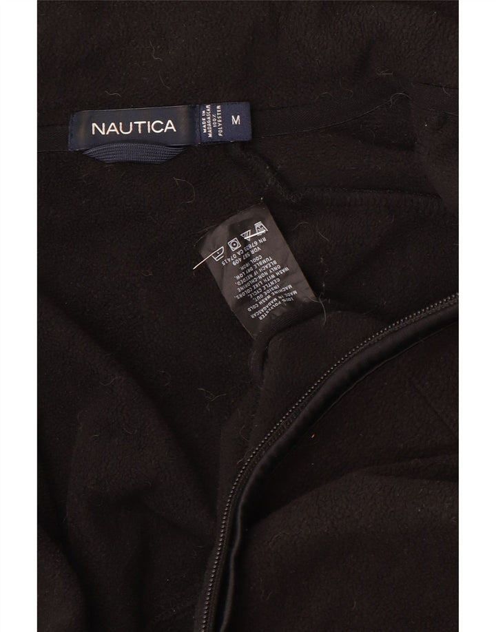 Giacca in pile da uomo Nautica UK 38 poliestere nero medio