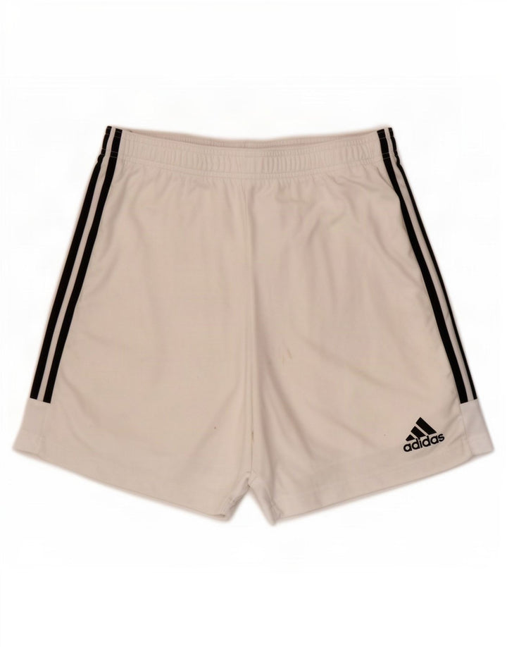 Pantaloncini sportivi Adidas Aeroready da uomo grandi in poliestere bianco