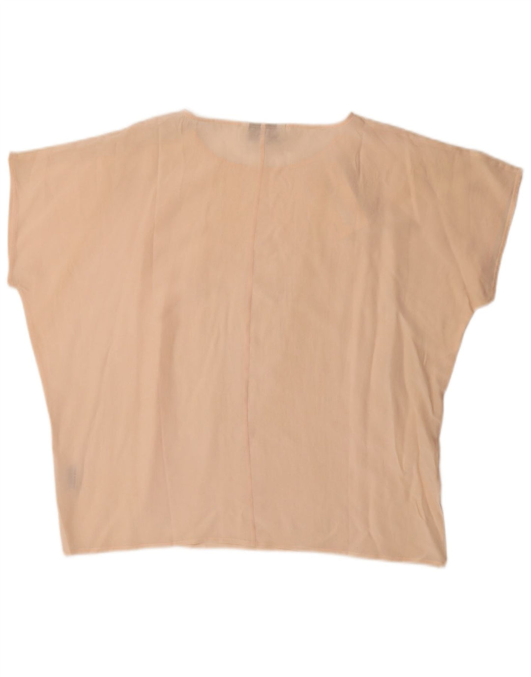 Camicetta oversize da donna Amaranto Top UK 16 Large Beige Seta