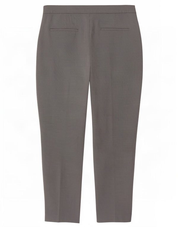 Pantaloni chino slim da donna Zara EU 36 Small W26 L27 poliestere grigio