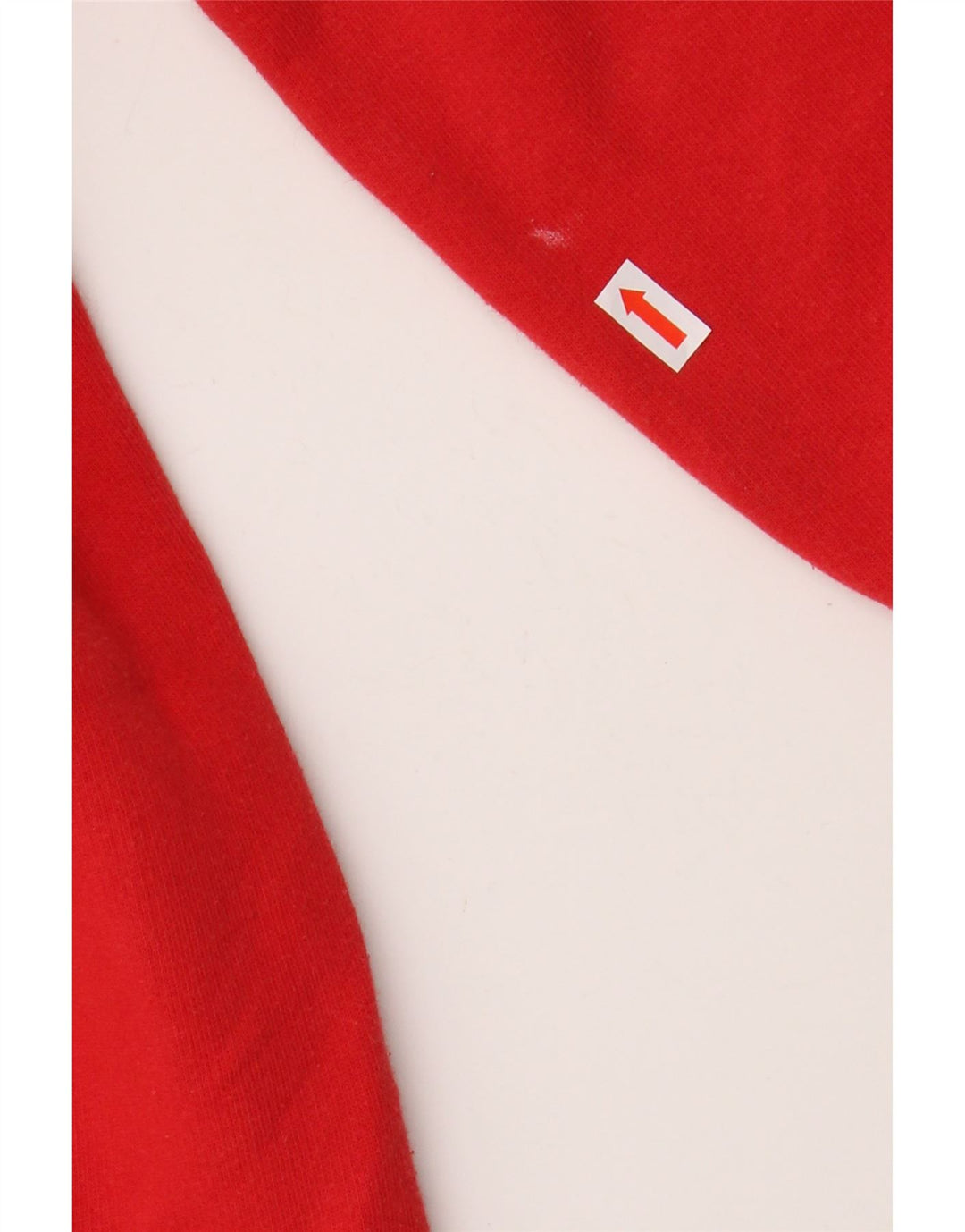 Maglione con cappuccio con zip grafica da donna Jack Wills UK 14 grande cotone rosso