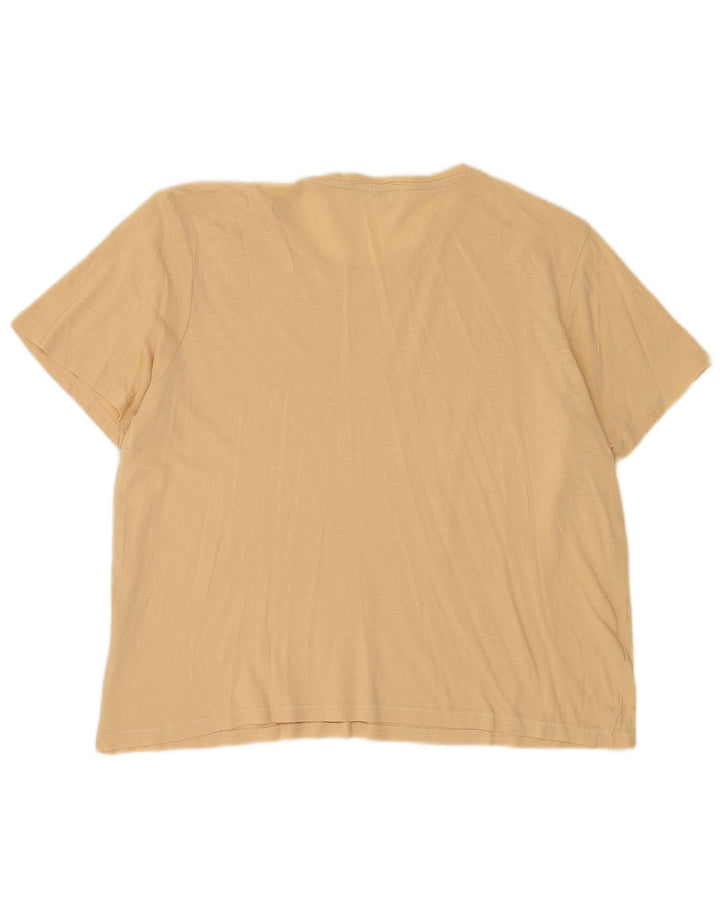 T-shirt Zara da donna Top UK 16 grande beige