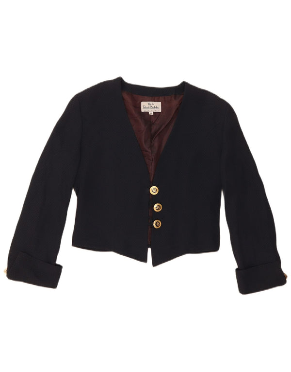 Giacca Bolero da donna Renato Balestra IT 42 Medium Blu Navy Argyle/Diamante