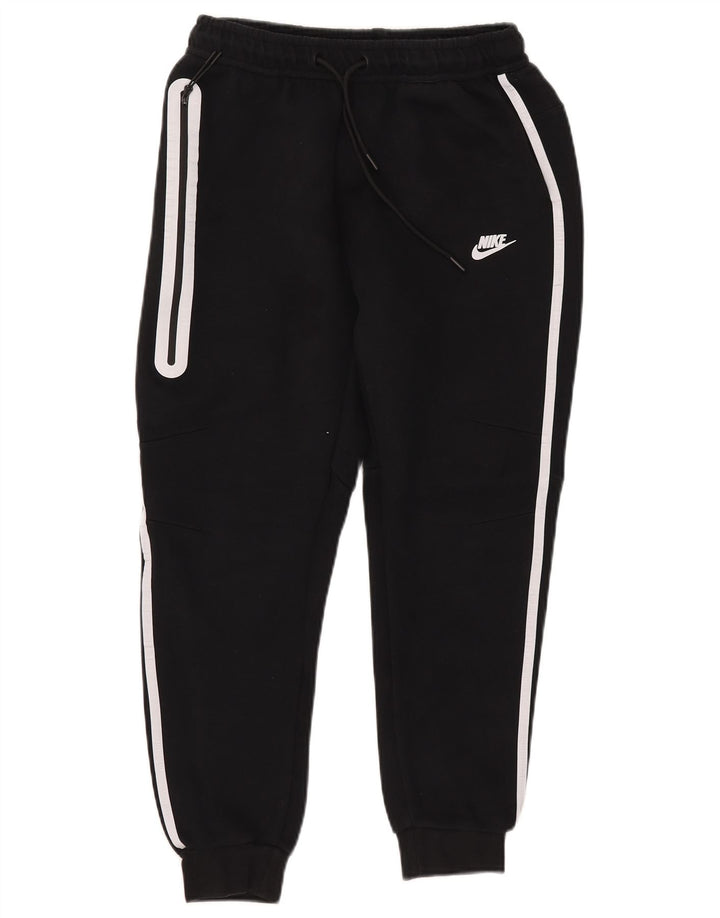 Pantaloni da tuta da uomo Nike Joggers grandi in cotone nero