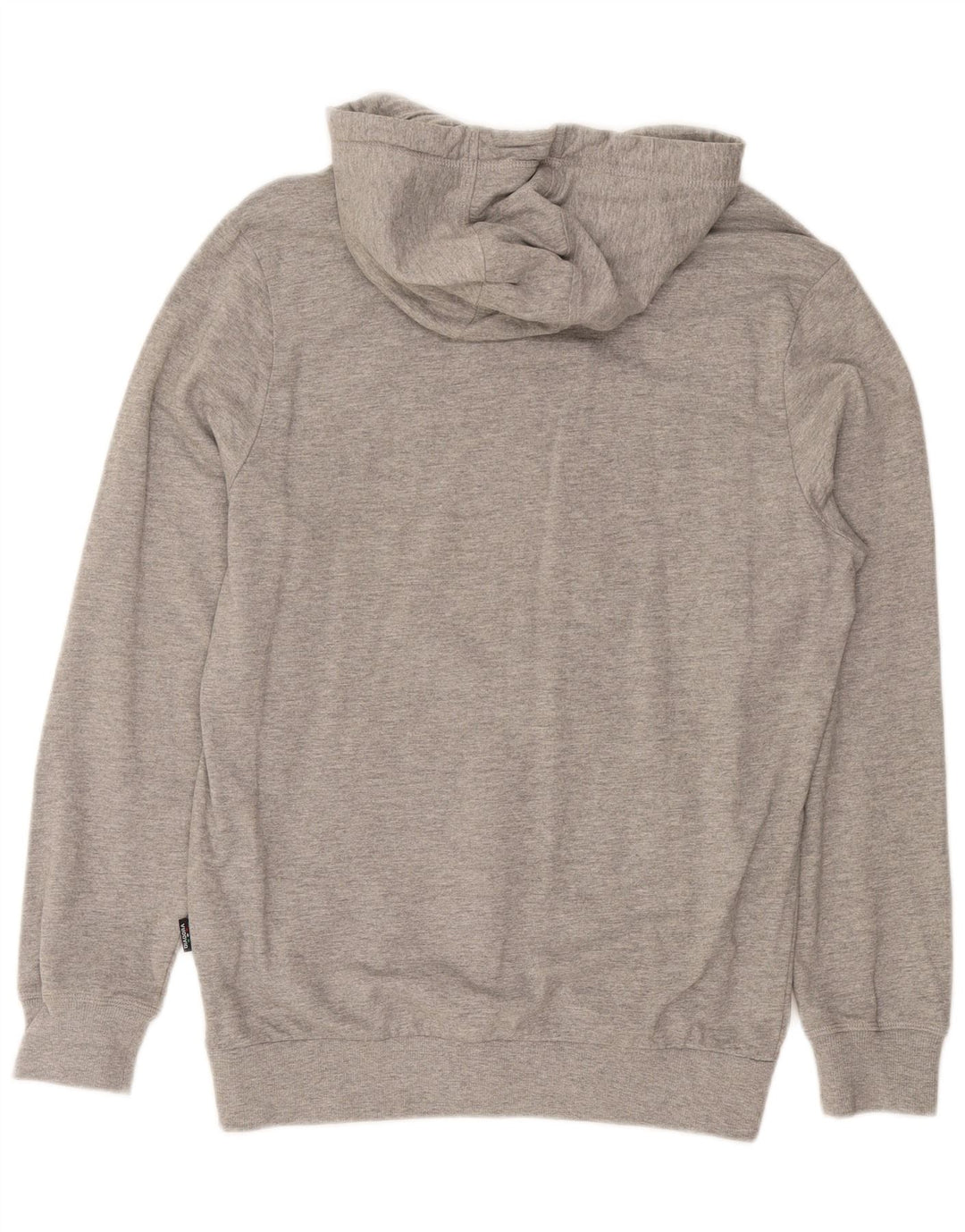 Felpa con cappuccio grafica da uomo Diadora in cotone grigio medio