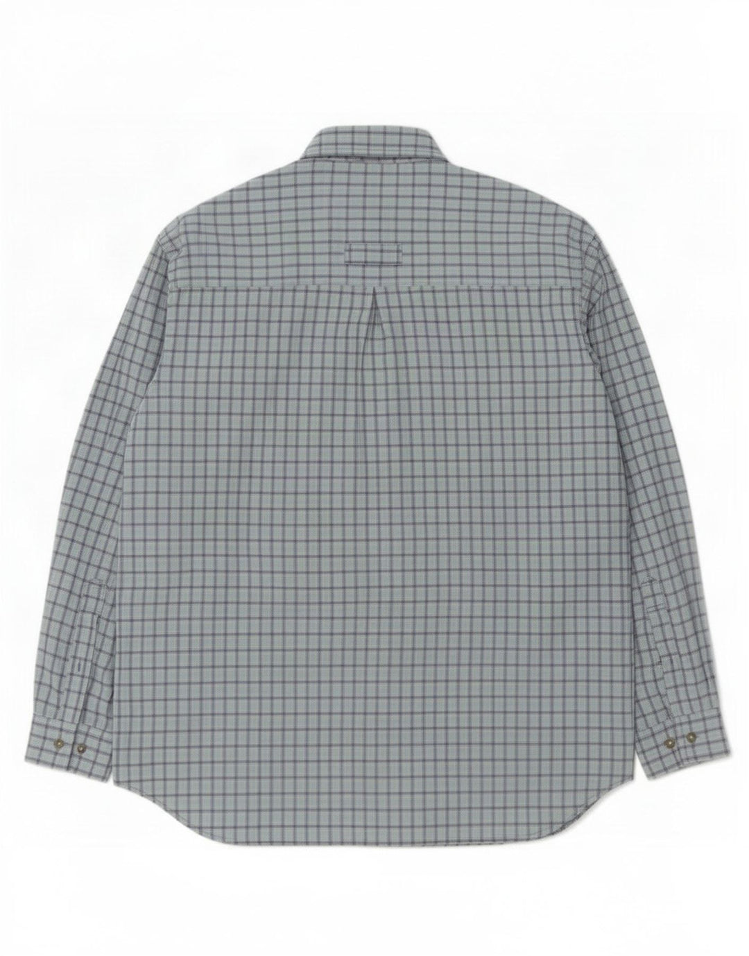 Camicia da uomo Columbia in poliestere a quadri grandi blu