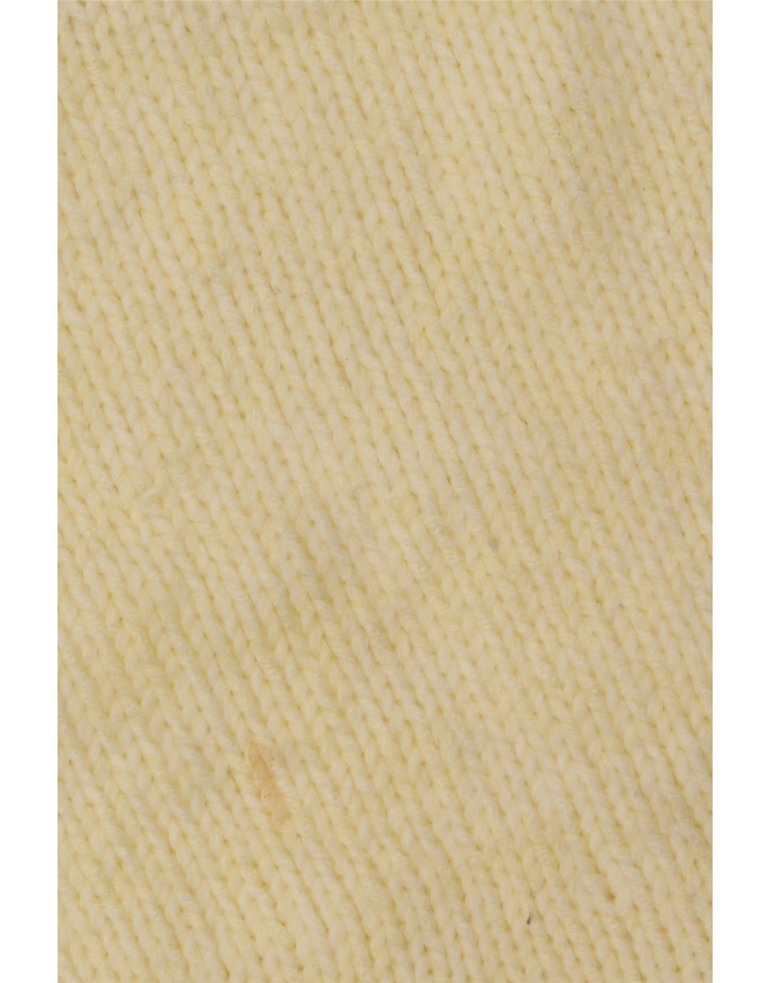Maglione maglione vintage da donna con collo alto UK 14 giallo medio