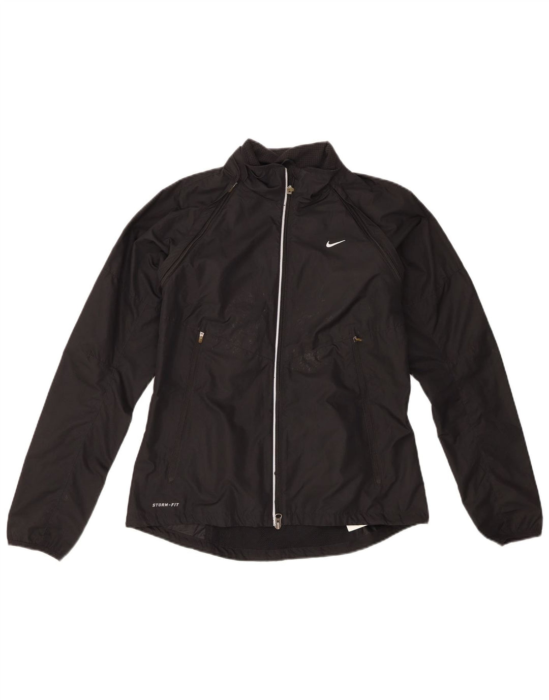 Giacca da tuta da donna Nike Storm-Fit UK 12 Medium Nero Poliestere