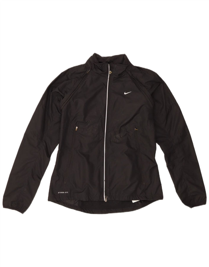 Giacca da tuta da donna Nike Storm-Fit UK 12 Medium Nero Poliestere
