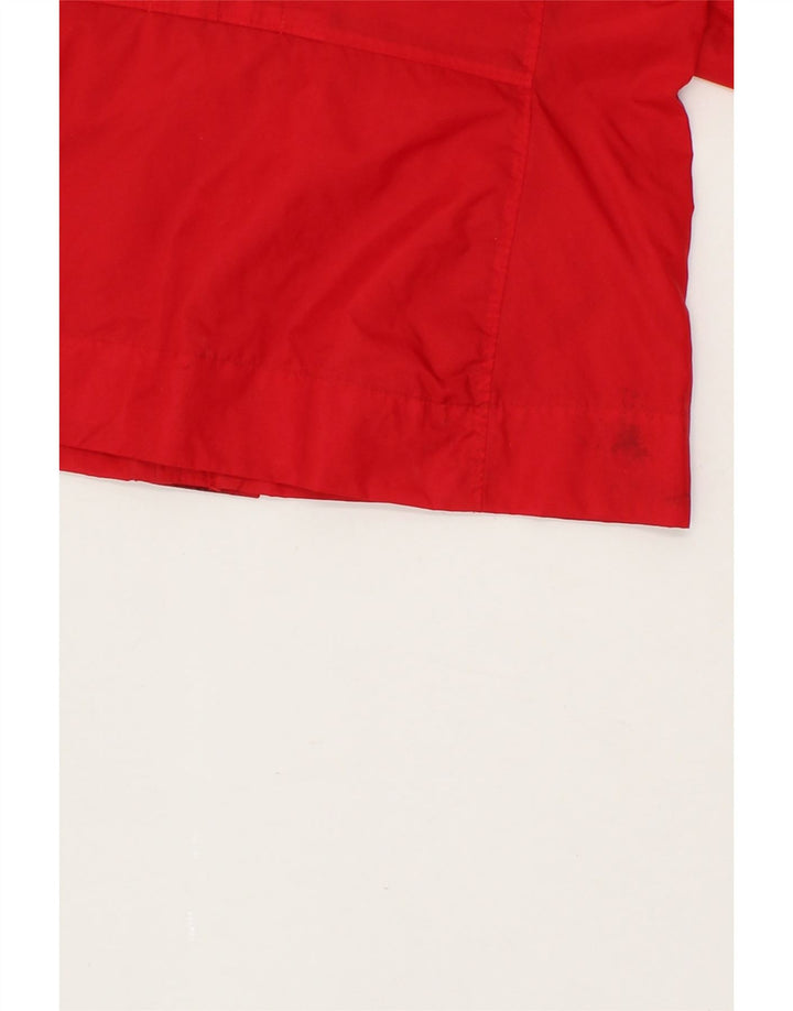 ASPESI Womens Rain Jacket UK 10 Small Red Polyamide Vintage Aspesi and Second-Hand Aspesi from Messina Hembry 