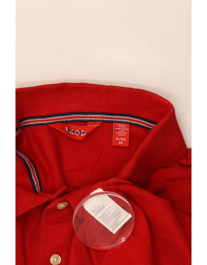 Polo da uomo IZOD XL in cotone rosso