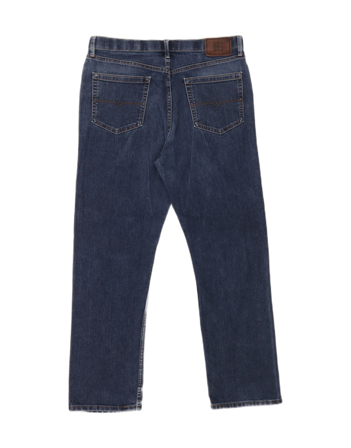 Jeans da uomo Marks & Spencer Regular Dritti W34 L29 Cotone Blu