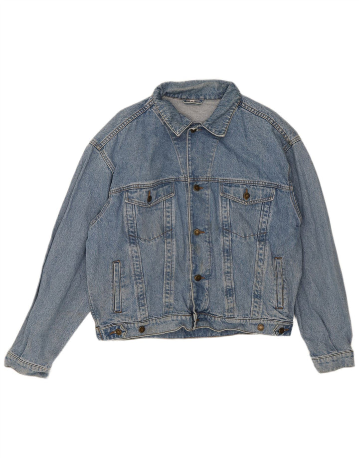 Giacca di jeans vintage da uomo UK 42 XL Blu