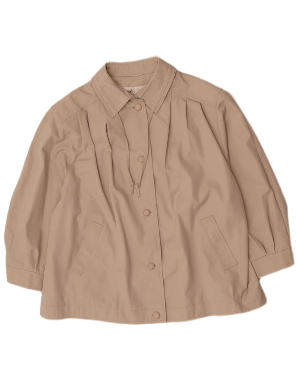 Soprabito corto da donna Louisoder EU 50 3XL Poliestere beige