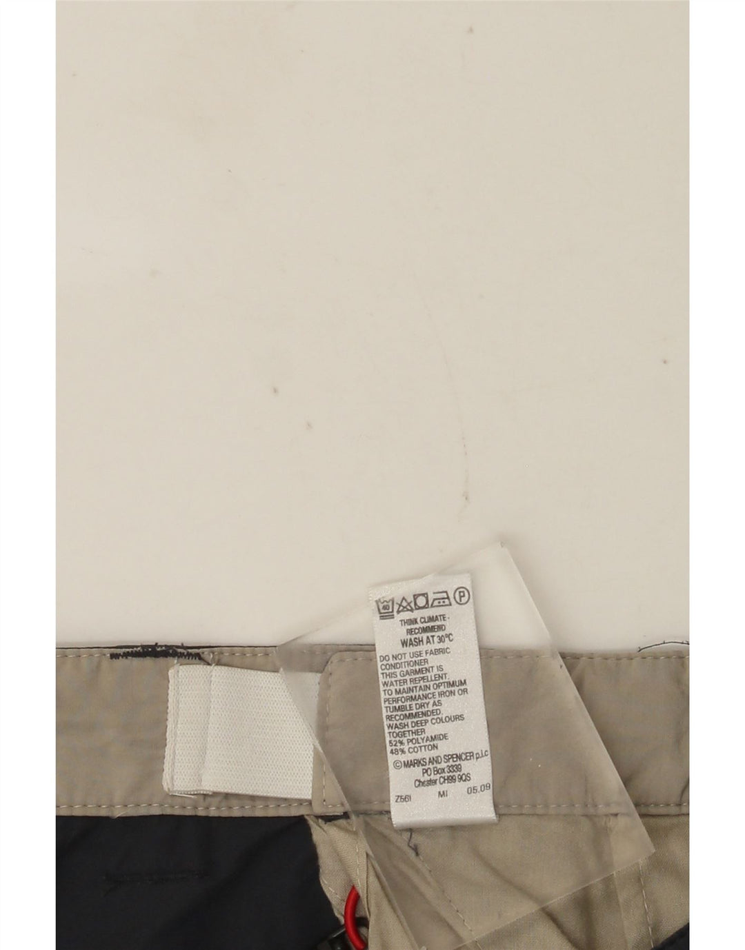 MARKS & SPENCER Pantaloncini cargo da uomo W38 XL Cotone grigio