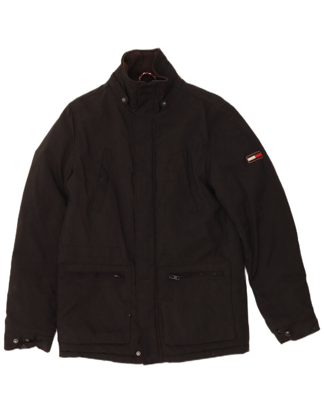 Giacca utility da uomo Tommy Hilfiger UK 36 piccola nera