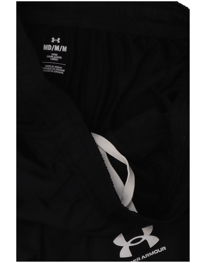 Pantaloni da tuta da uomo Under Armour poliestere nero medio