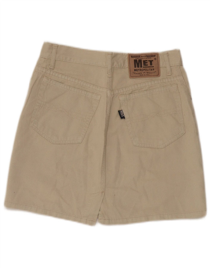 Gonna a trapezio da donna Metropolitan W30 cotone beige medio