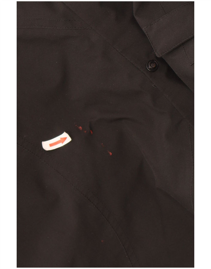 Giacca antipioggia oversize con cappuccio da donna Sprayway UK 10 piccola poliestere nero