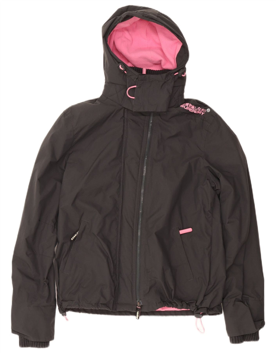 Giacca a vento grafica da donna The Windcheater SUPERDRY UK 18 XL Grigia