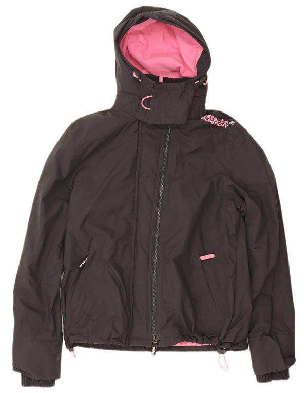 Giacca a vento grafica da donna The Windcheater SUPERDRY UK 18 XL Grigia