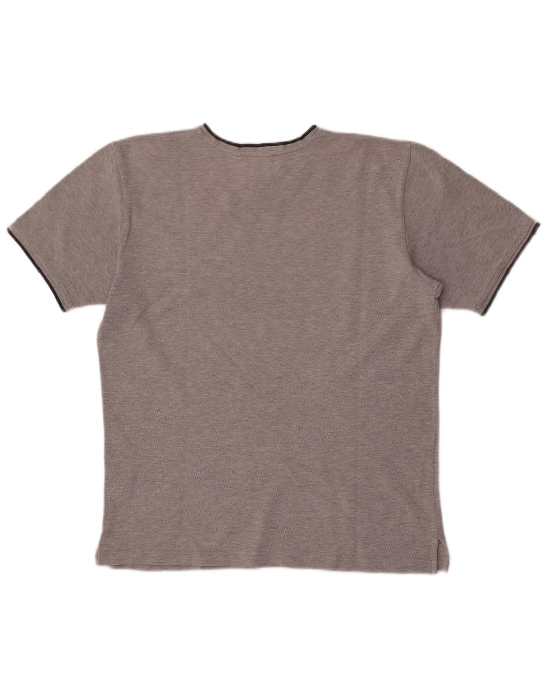 T-shirt da uomo Ralph Lauren Top in cotone chiazzato grigio medio
