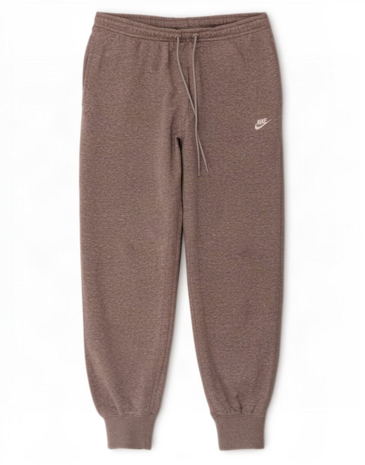 Pantaloni da tuta da uomo Nike Joggers in cotone chiazzato grigio medio