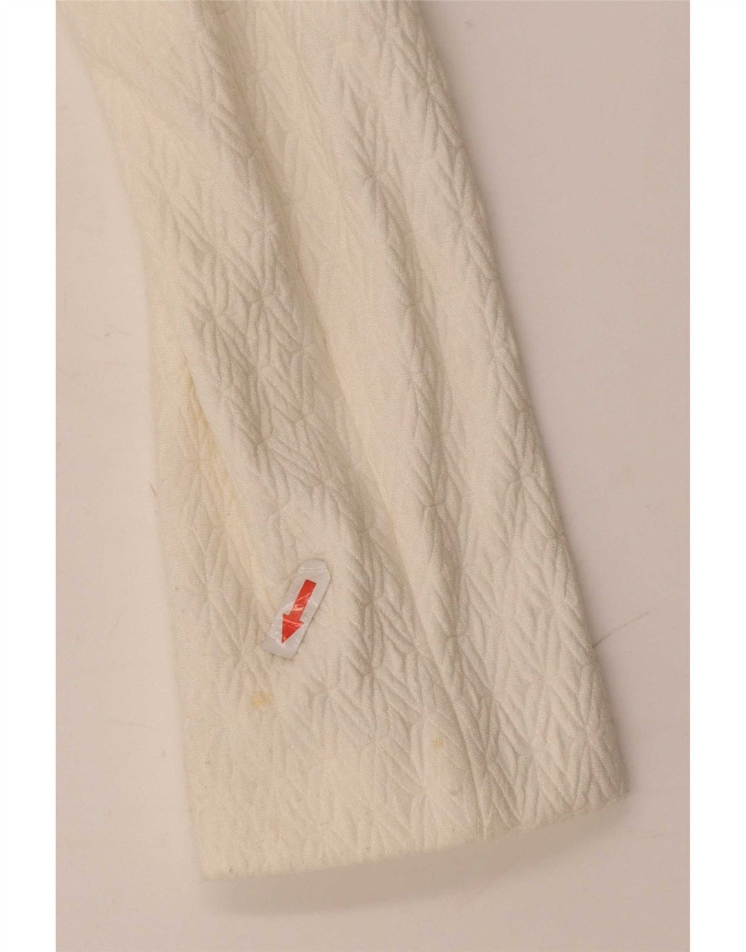 Giacca blazer da donna a 2 bottoni Joop EU 38 viscosa geometrica bianco sporco medio