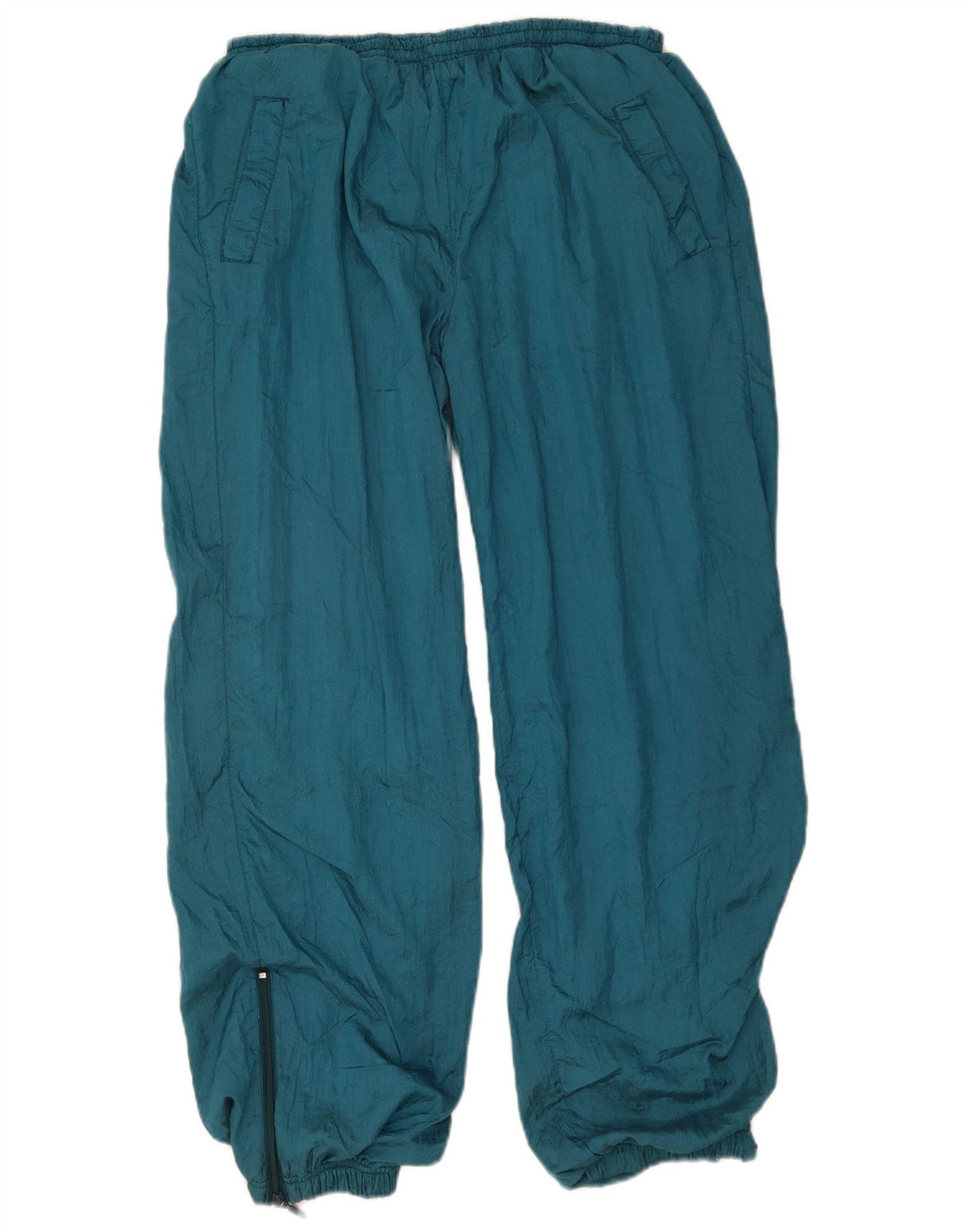 Tuta intera vintage da uomo vestibilità ampia IT 48/50 color block blu medio