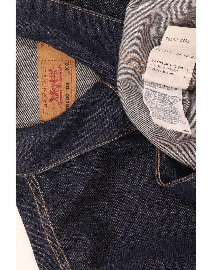 Giacca di jeans da uomo Levi's UK 44 2XL Cotone blu navy