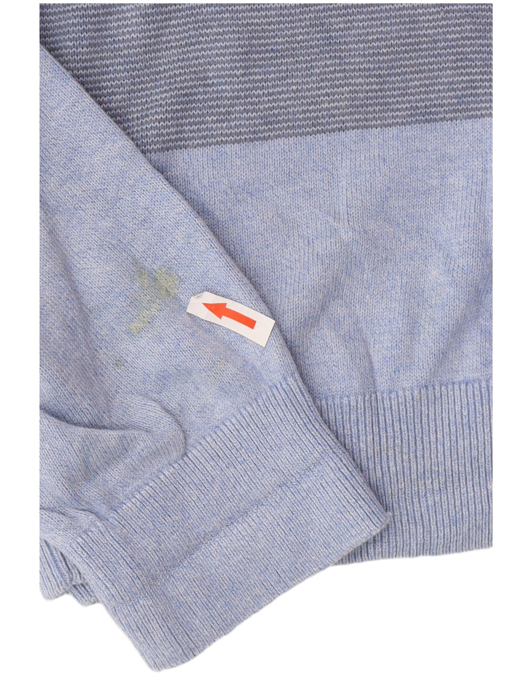 Maglione maglione girocollo da uomo Marks & Spencer a righe grandi blu