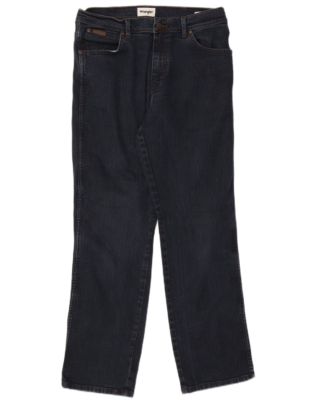 Jeans dritti da uomo Wrangler Texas W34 L32 cotone blu navy