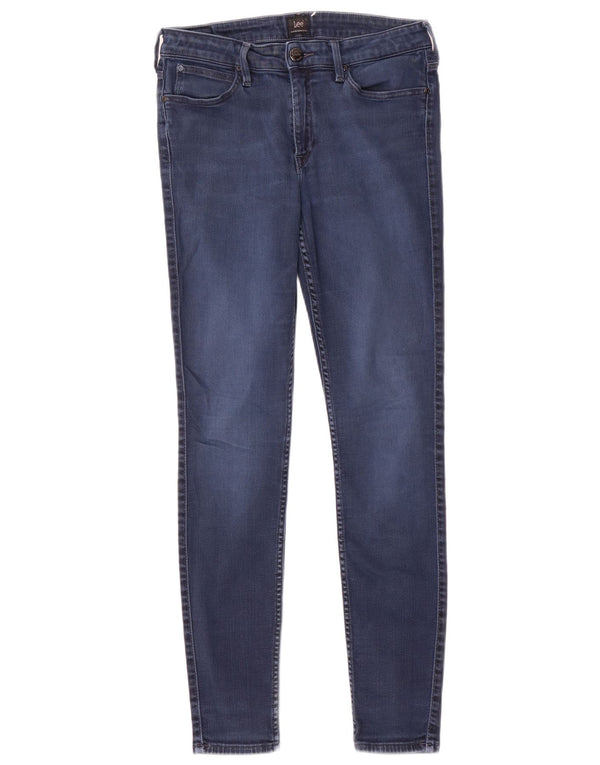Jeans skinny da donna Lee W28 L30 cotone blu navy