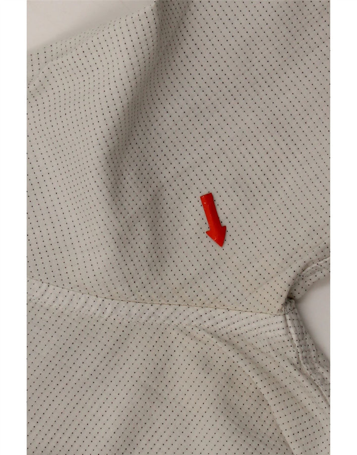 Camicia Levi's Uomo Large in cotone maculato bianco