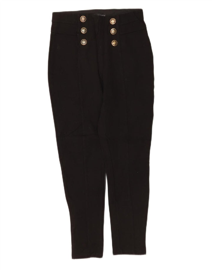 Pantaloni corti slim da donna Zara medi W28 L25 neri