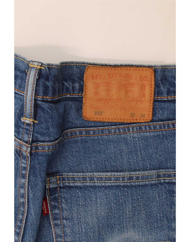 Levi's Uomo 512 Jeans affusolati slim W32 L27 Blu