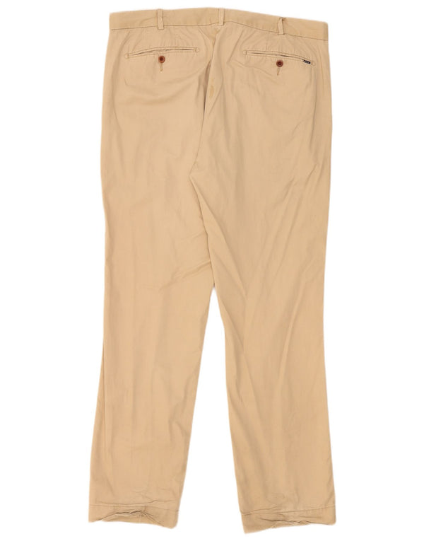 Pantaloni chino slim da uomo Polo Ralph Lauren W36 L32 cotone beige