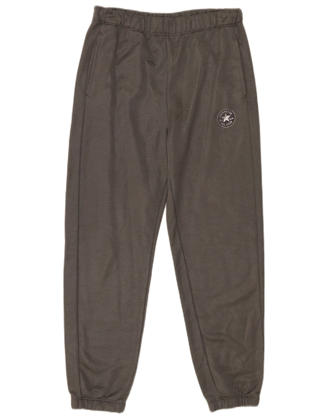 CONVERSE Pantaloni da tuta da uomo Chuck Taylor Joggers piccoli in cotone grigio