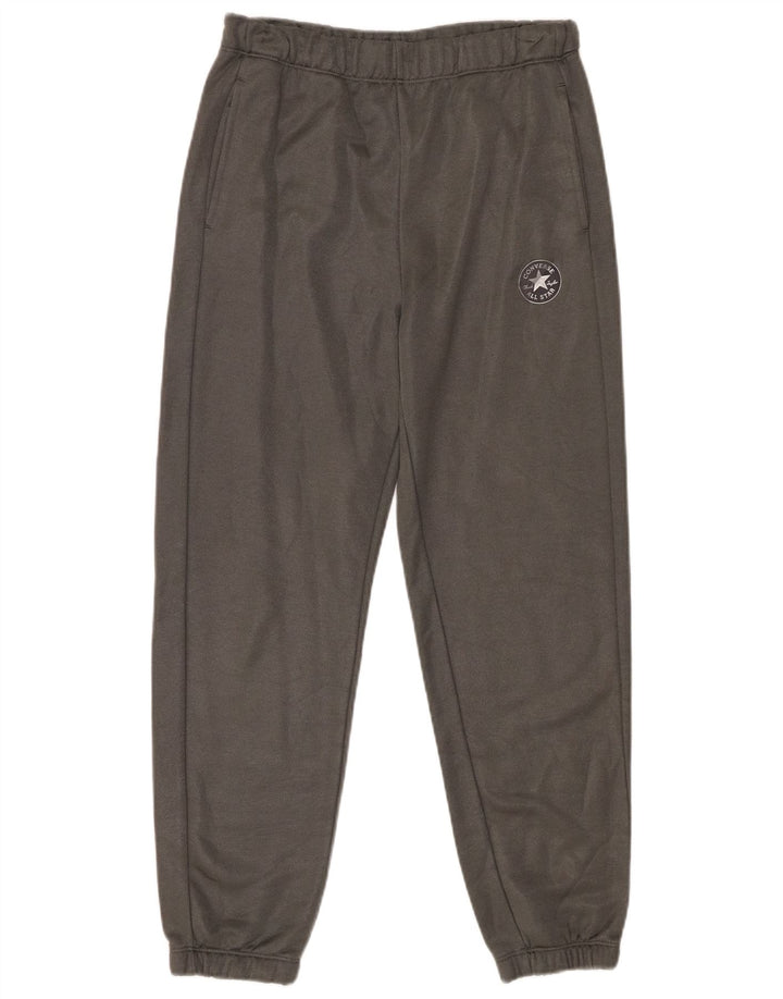 CONVERSE Pantaloni da tuta da uomo Chuck Taylor Joggers piccoli in cotone grigio